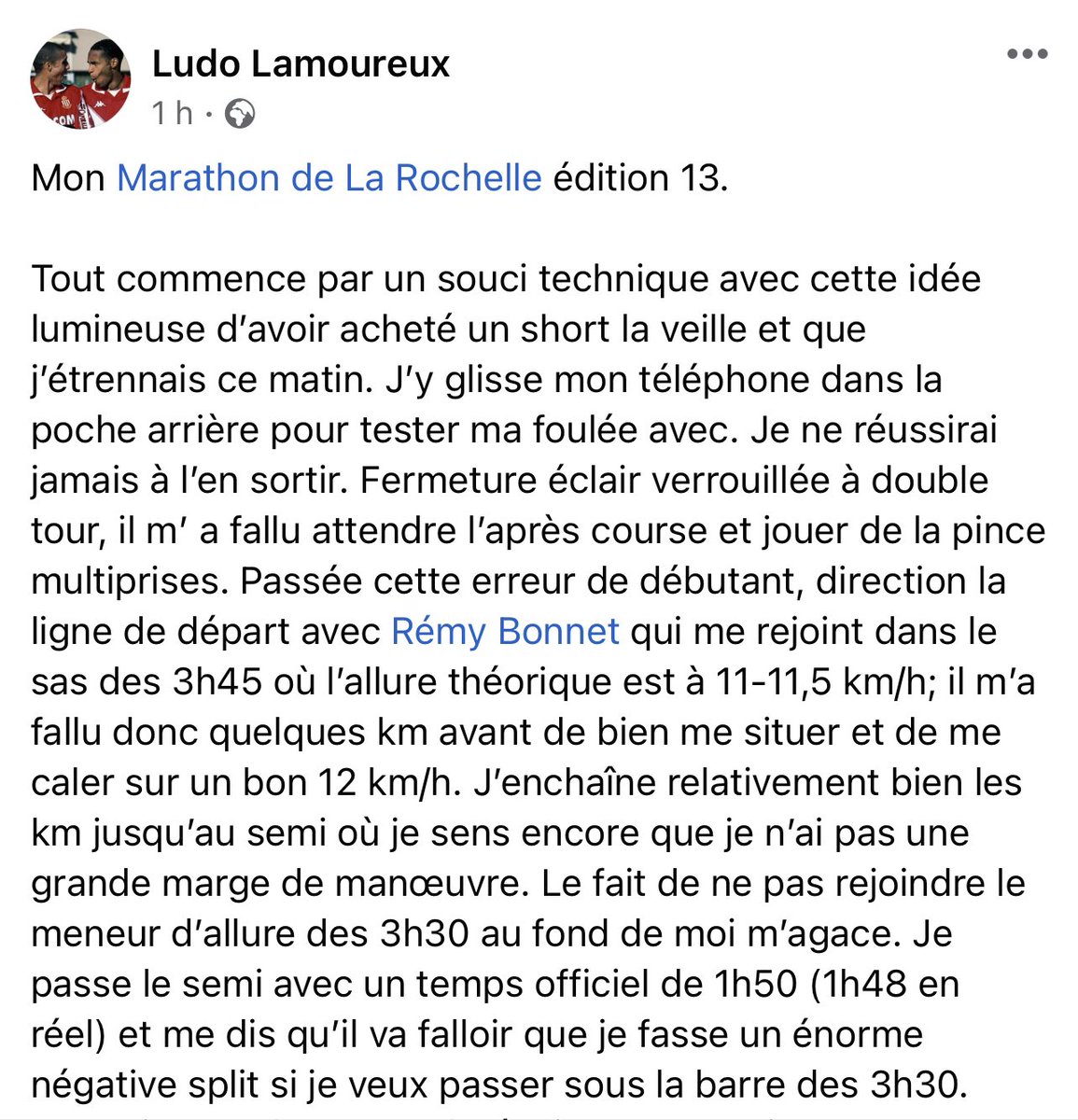 LudoLamoureux's tweet image. La course à pied, l’école de l’humilité et du dépassement de soi. @maratlaRochelle🏃🏻‍♂️ #édition2021. #30éanniversaire.
