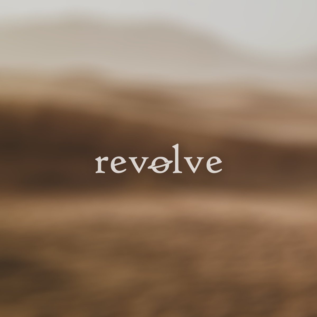 Ross_Creates's tweet photo. "Revolve" wordmark concept. This idea uses a simple loop around the 'O' to give the impression of rings around a planet https://t.co/DYa3eYWALf