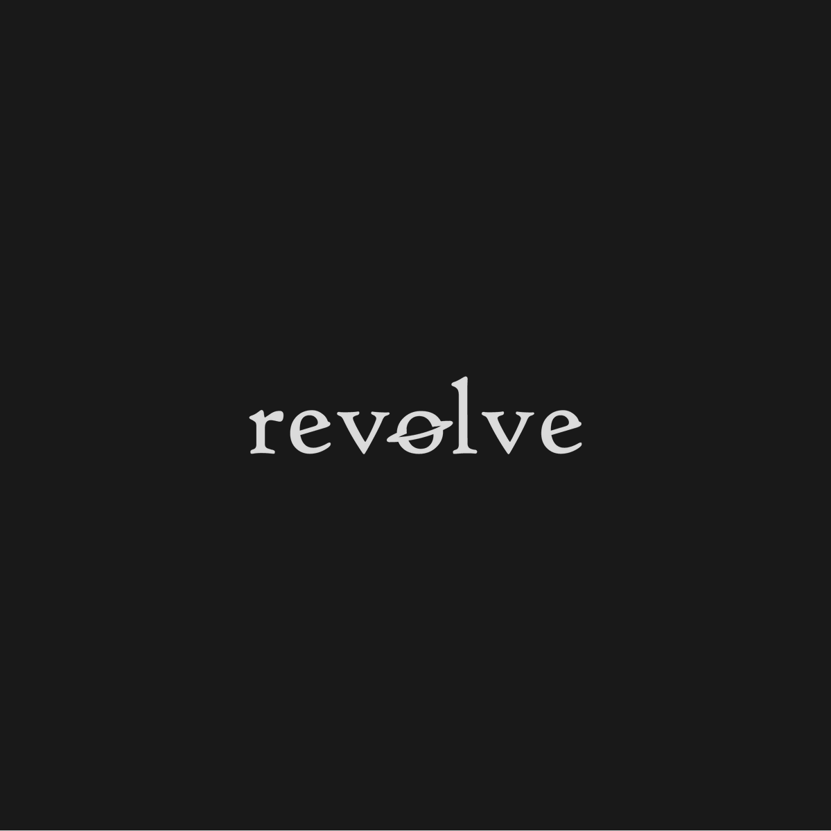 Ross_Creates's tweet photo. "Revolve" wordmark concept. This idea uses a simple loop around the 'O' to give the impression of rings around a planet https://t.co/DYa3eYWALf