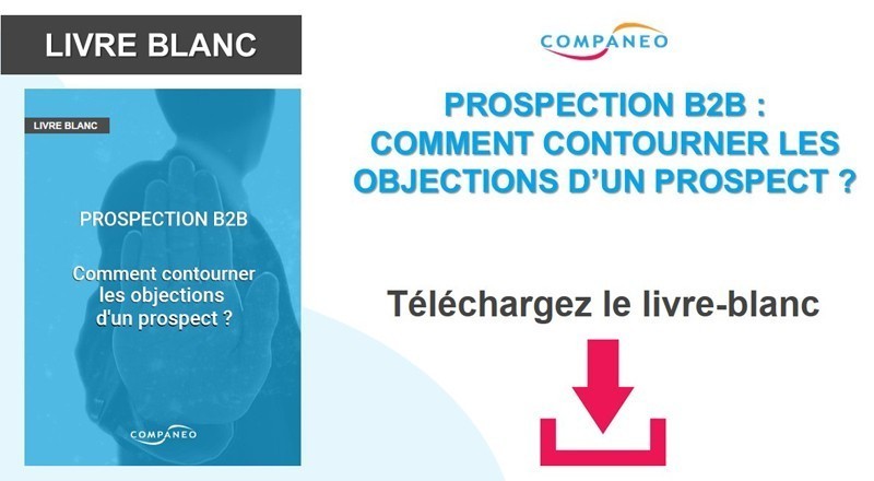 Companeo's tweet image. 👉Découvrez toutes nos astuces pour contourner efficacement les #objections de vos #prospects et maximiser  vos chances de conclure la #vente en téléchargeant notre #livreblanc ➡️ow.ly/MZ6e50GY4iN
#prospection #prospectionB2B #B2B #BtoB