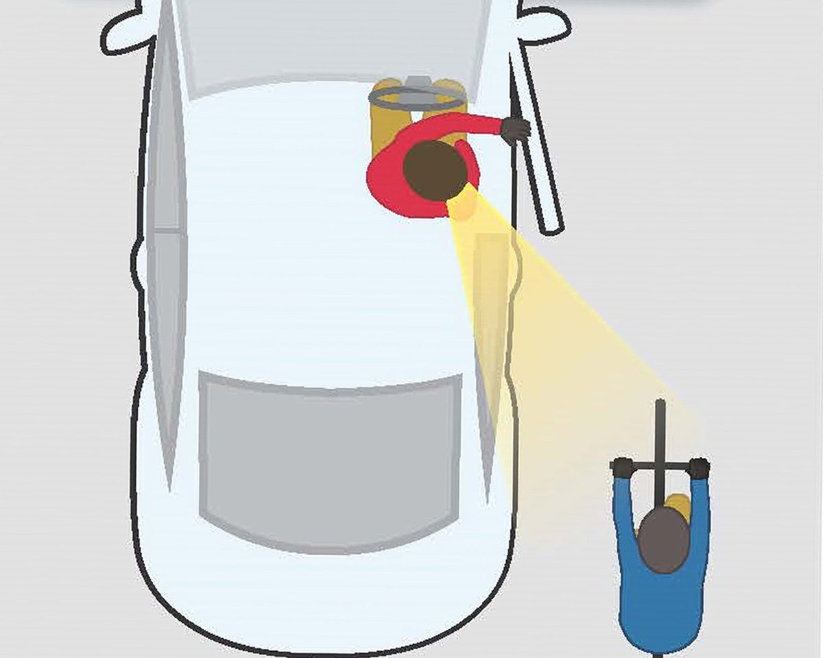 The Dutch reach - car door &amp; bike safety

🚗 opening a car door?

Reach with the furthest arm
Your head will turn &amp; look automatically