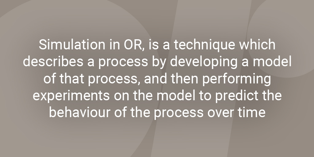 TheORSociety's tweet image. What #simulationtechniques are you most familiar with?

#ThisisOR #ORMS