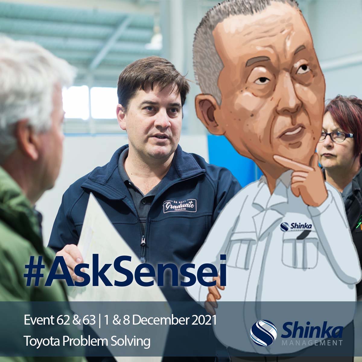 ShinkaMgmt's tweet photo. On #AskSensei we are finishing off 2021 with two repeat episodes on TOYOTA PROBLEM SOLVING. Register and check local times at https://t.co/HmcuYvxEcP
#TPS #toyotaproductionsystem #leanmanufacturing #problemsolving #rootcause #問題解決 https://t.co/NVDTmkJgaR