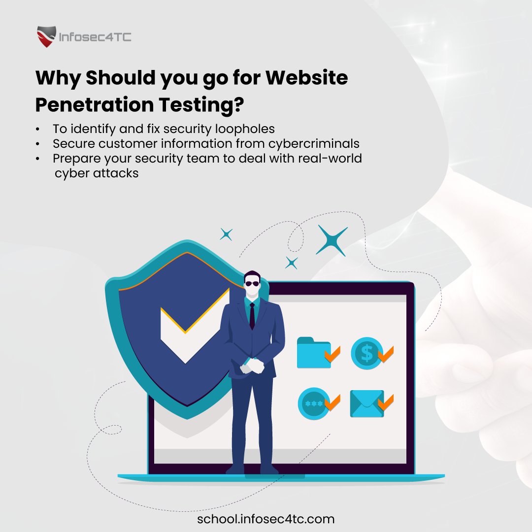 InfoSec4tc's tweet image. Need penetration #testingservice? We offer comprehensive penetration services to help you identify #security vulnerabilities.
.
.
#cybersecurityexperts #cybersecurityawareness #cybersecurityservices #cyber #cybersecuritytraining #cybersecuritynews #cybersecuritytips