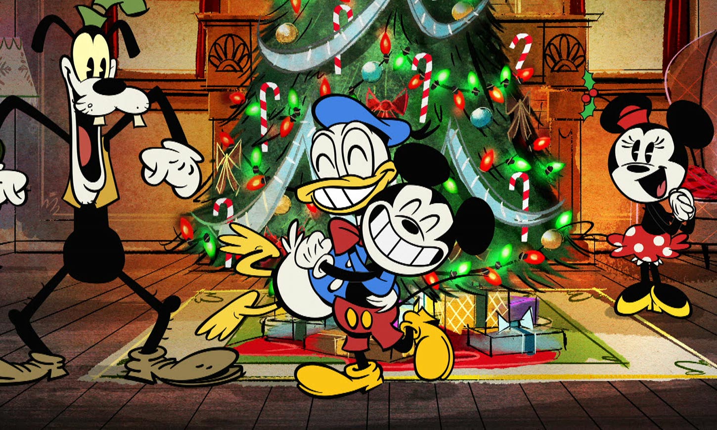 ディズニー チャンネル公式 ドナルド劇場 ミッキーマウス クリスマス スペシャル 12月5日 日 昼2時 お送りします ミッキーマウス から今の時期に ぴったりの特別エピソードをお届け ドナルドとミッキーはどんなクリスマス T