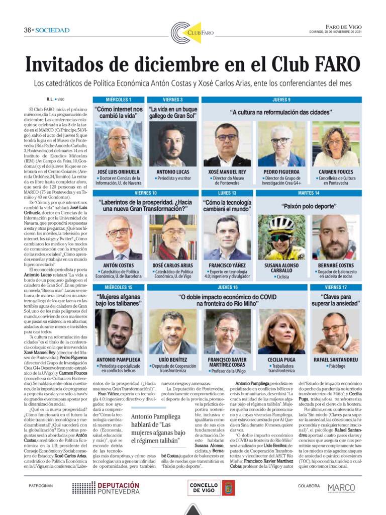 Esta semana toca actividad intensiva en Galicia, coordinada por <a href="/DiegoMarana/">Diego Maraña</a>, con <a href="/alumni_unav/">Alumni UNAV</a>, <a href="/MundiNova/">MundiNova</a>, <a href="/nordesclub/">Nordés Club Empresarial</a> y Club <a href="/Farodevigo/">Faro de Vigo</a>