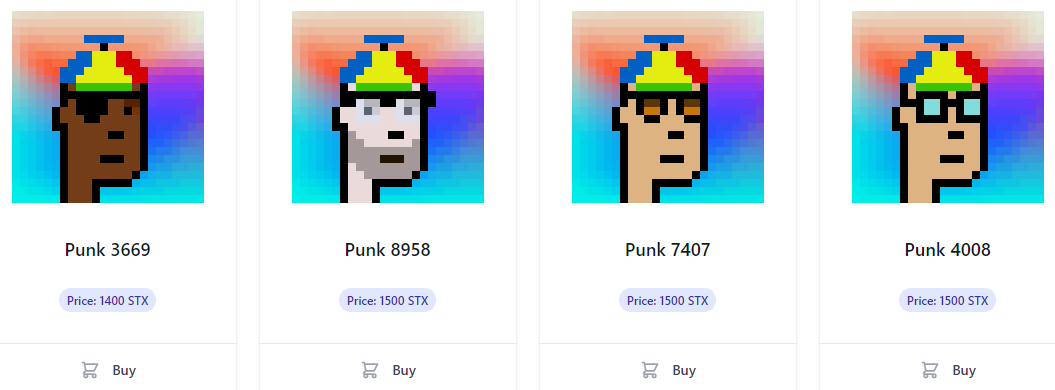 PunksOnStacks's tweet photo. Happy Monday #StacksPunkers! π₯
Why not start the week exploring some of these
Opportunities? π
#Beanie at a 1400 STX floor
#Choker at a 498 STX floor
#OrangeSide at 349 STX floor
Check these and more at https://t.co/otith9Czab https://t.co/5lT5ZToCEn