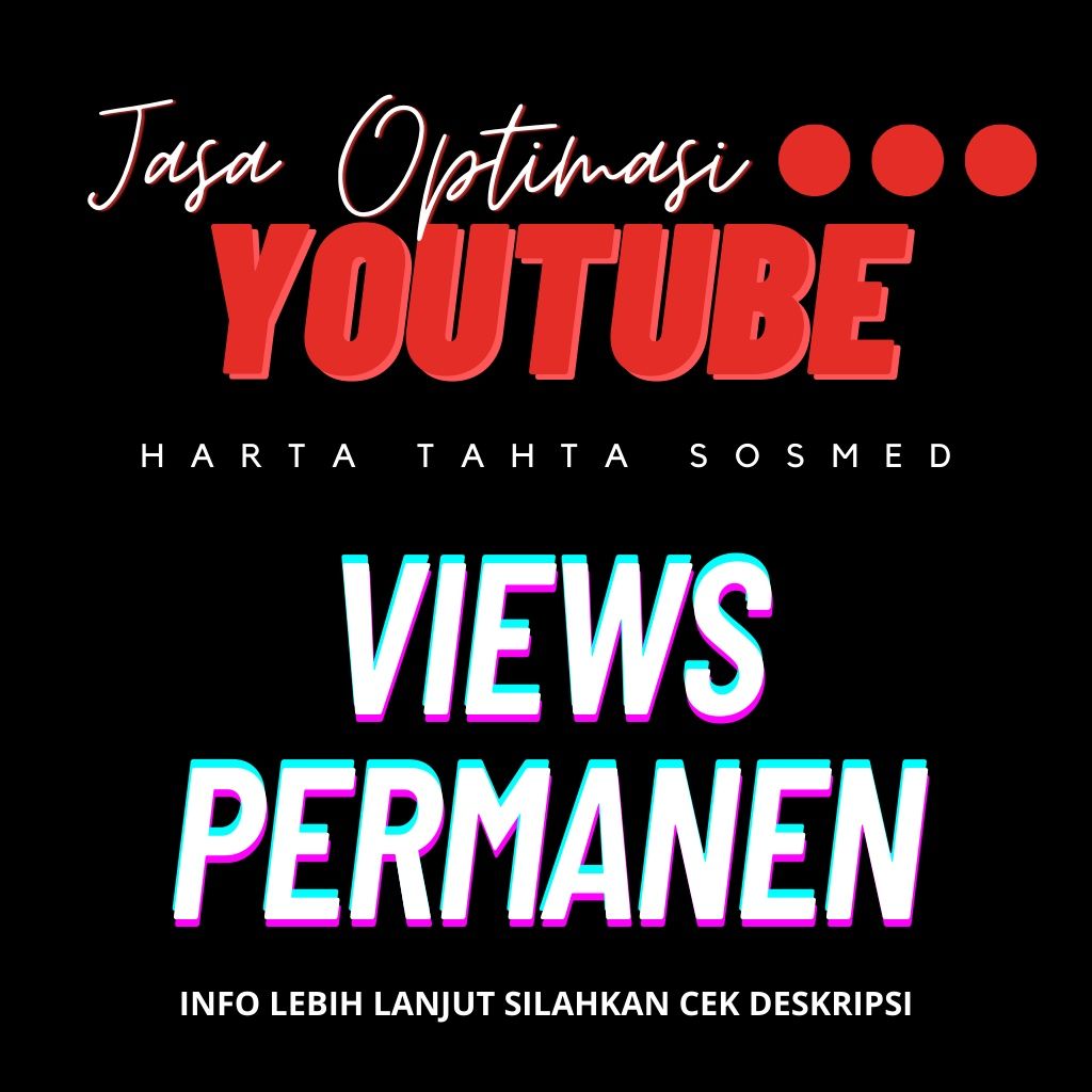 mmjunjuna's tweet photo. Cek [PERMANEN] Views Youtube | Jasa Tambah Views Youtube dengan harga Rp100. Dapatkan di Shopee sekarang! https://t.co/50IQktvKvl https://t.co/MQ54KcyDqw