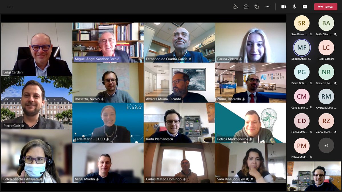 EddieEnergyEdu's tweet photo. #Blueprint #Strategy design , stakeholders mapping, best practices and dissemination were discussed during the #3IAB - International Adv. Board for #EDDIE hosted by the @UCOMILLAS. Thank you all for participation and support! https://t.co/Uc5OCB57hG