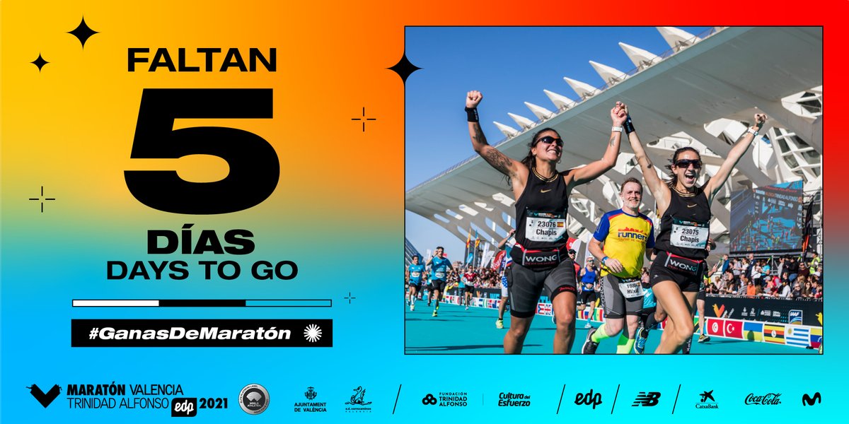 maratonvalencia's tweet image. Tic-tac, tic-tac, tic-tac...
MUCHAS #GanasDeMaratón. 

#MaratónValencia.