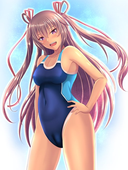 下塗りまでしてた競泳水着のゆきかぜ塗れました 