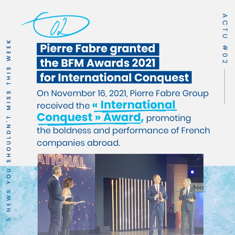 PierreFabre's tweet photo. What happened this week? 👉 Swipe to see all our news.
#PierreFabre #VLCH #BFMAwards2021 #Health #HR #Investment