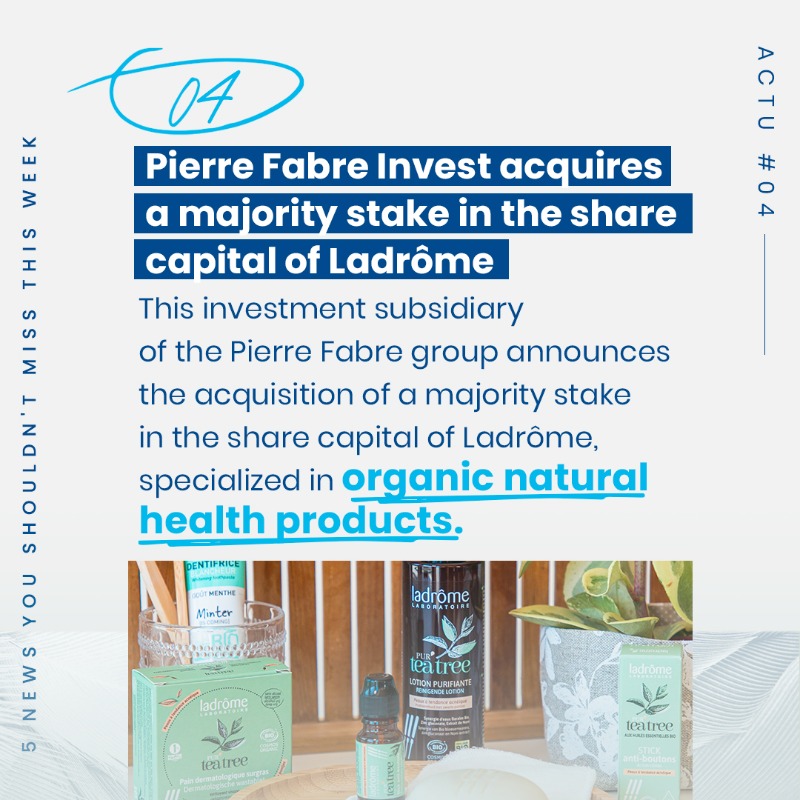 PierreFabre's tweet photo. What happened this week? 👉 Swipe to see all our news.
#PierreFabre #VLCH #BFMAwards2021 #Health #HR #Investment