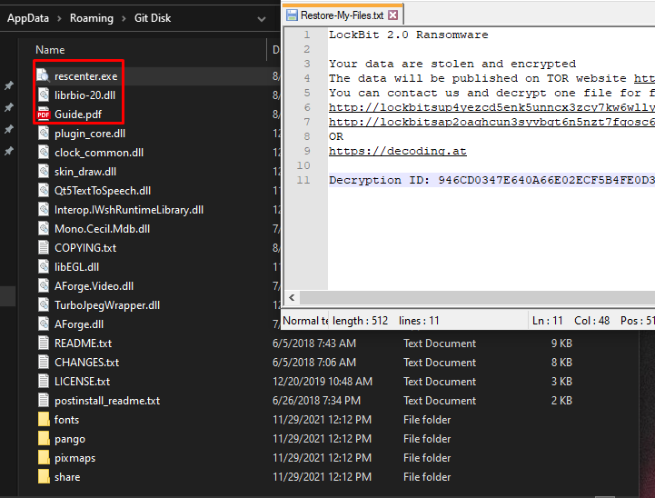 osipov_ar's tweet photo. #Babadeda Crypter -> #Lockbit 2.0 Ransomware🔒
md5: ba41516a1f5be626dc95b08f597217fe https://t.co/toJNNPJJxD