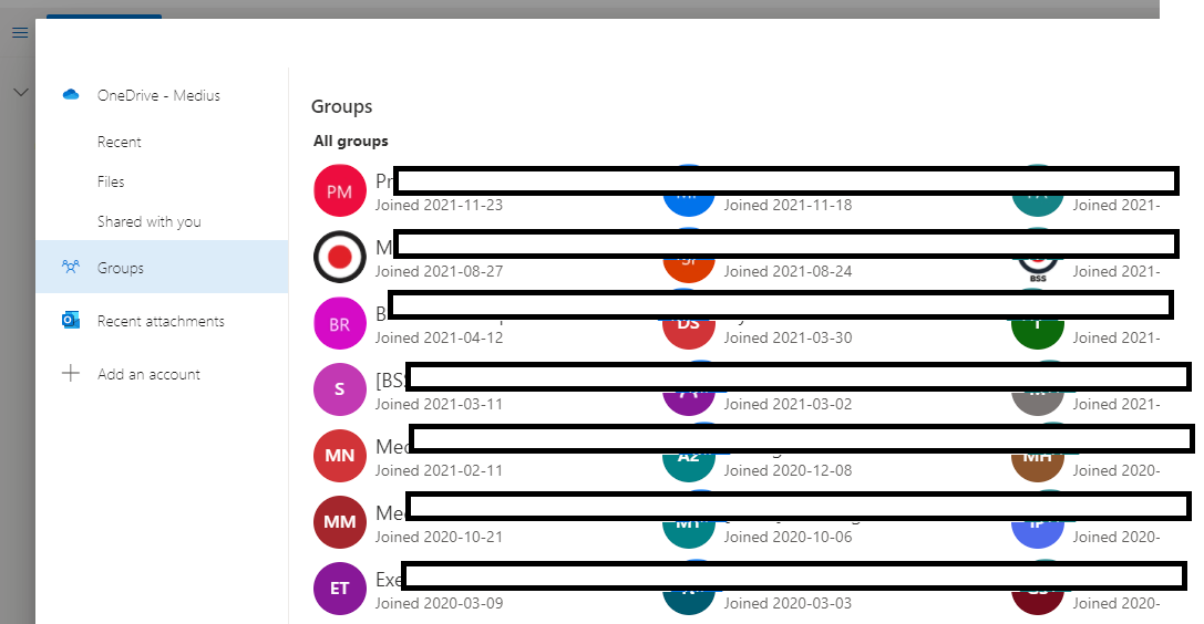 jake_fatman's tweet photo. Want to share or attach files from my @SharePoint @MicrosoftTeams libraries in an email in @Outlook web client - why are all my groups listed in the order I joined them...? Very hard to find the relevant group... Is there a better way to share/attach without synch to local PC? https://t.co/Uk38YzImGv