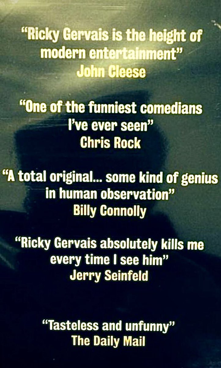 Ricky Gervais tweet media