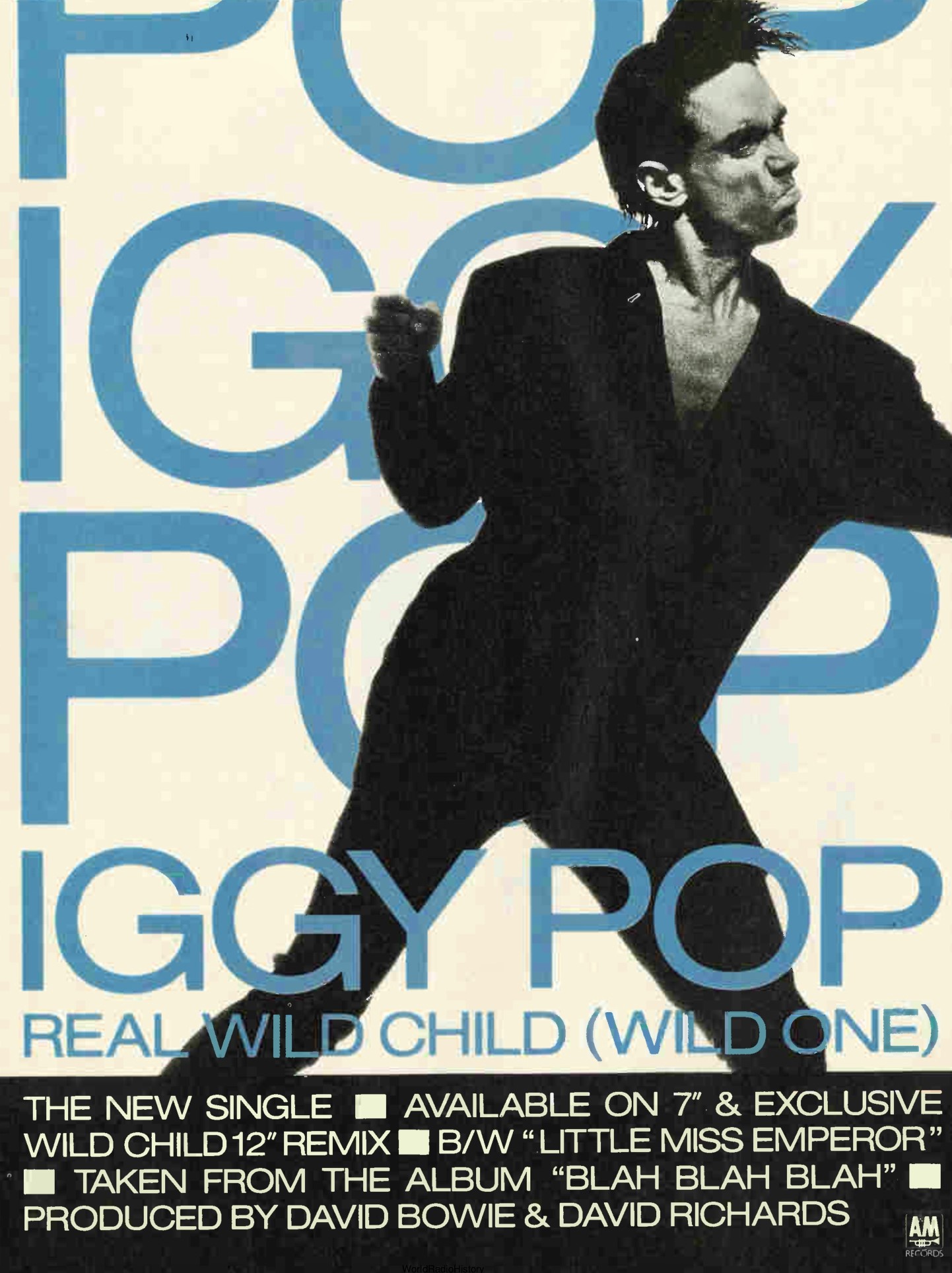 Record Press Ads в „Iggy Pop - Real Wild Child, November 1986. / Twitter