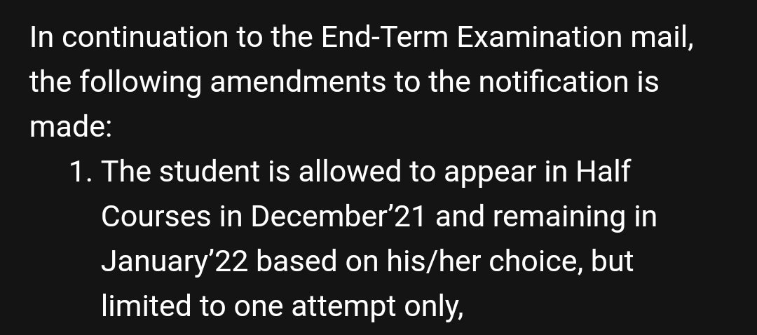 Kushagra3599's tweet photo. @SarthakSiddha @RajCMO @Jaipur_Manipal @vyasad @GKPrabhu_MIT I am so confused how is this a CHOICE? almost all of us have internship in January so appearing in the month of jan is out of question. And regarding @RajCMO new guidelines where is our parents consent? #manipalexamfiasco https://t.co/0KPUxWXWRs