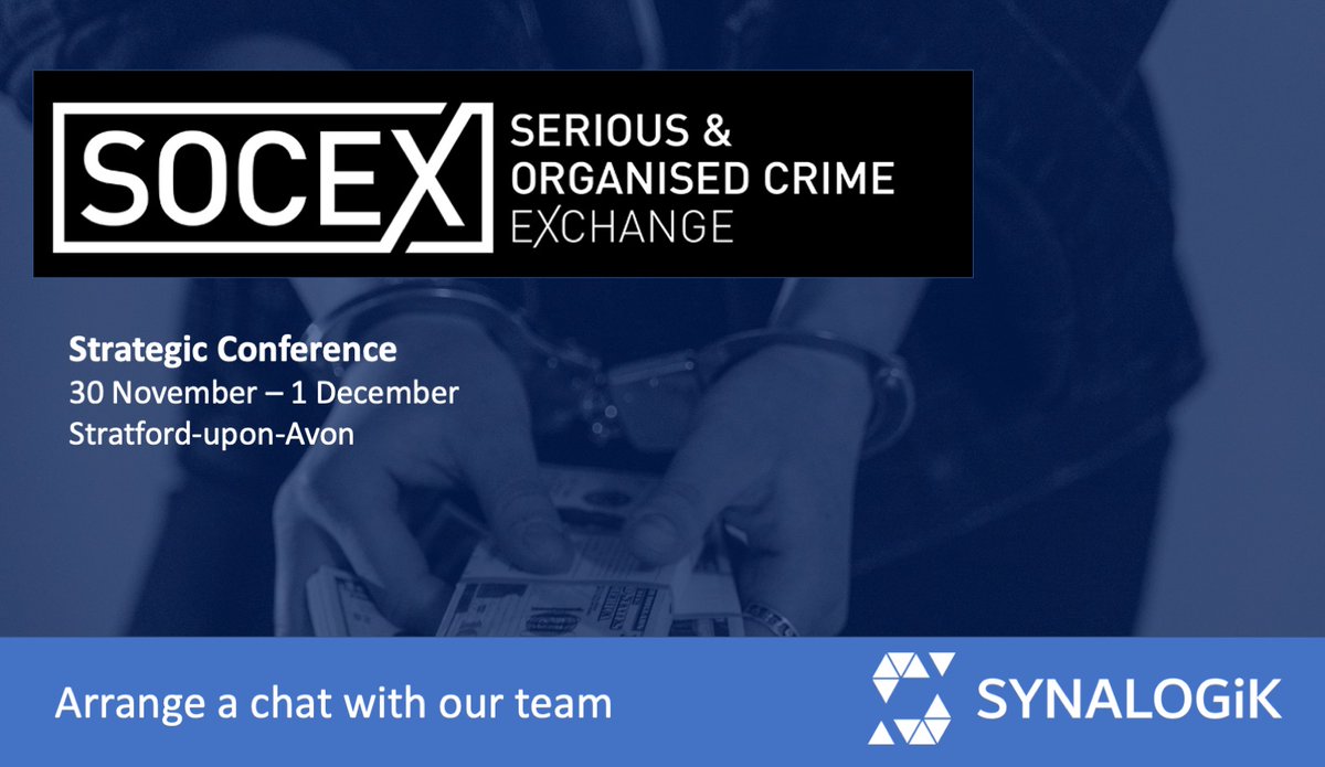 <a href="/SOCEX_Conf/">SOCEX</a>  Strategic Conference is starting tomorrow. Meet our co-founders Gareth Mussell and Daniel White White, and our COO Andrew Booth to learn more about our investigation automation platform, Scout®, or our recent ecosystem partnership with Altia and Forensic Analytics.
