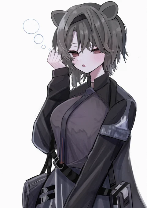 眠い……でもダメ、寝たらダメ……。
#明日方舟 #アークナイツ 