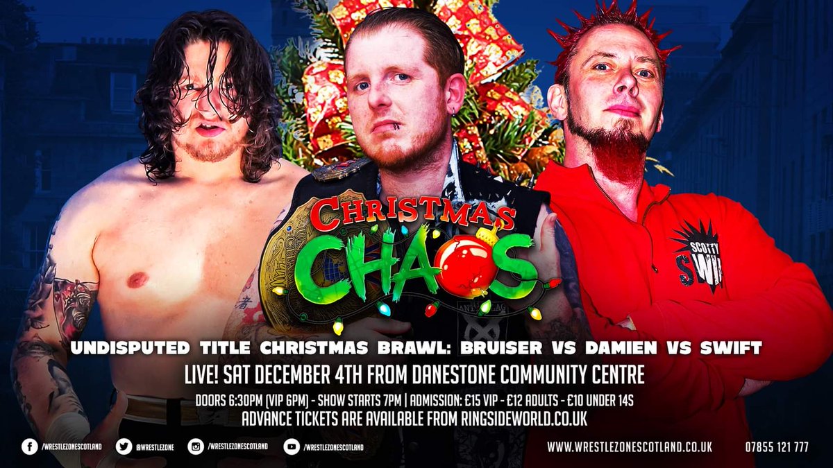 BruiserBradE's tweet photo. This Saturday December 4th. Some great matches and a fight for the last show of the year. @wrestlezone
#aberdeen #wrestlezonescotland https://t.co/IBRpUw4iEJ
