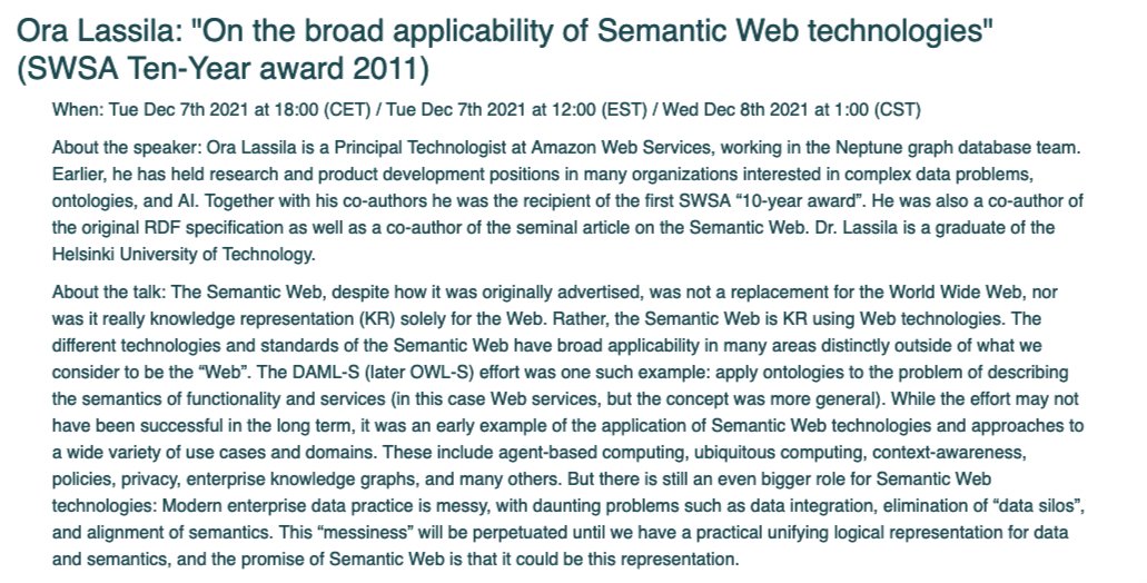 COST Action Distributed Knowledge Graphs tweet media