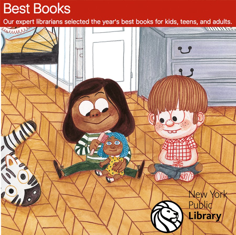 🔰La <a href="/nypl/">NY Public Library</a>, referente mundial para todas las #bibliotecas, ha integrado en su lista de los mejores #librosinfantiles publicados en 2021, el álbum La muñeca de Lucas, de @AliciaGAcosta y Luis Amavisca, ilustrado por Amélie Graux  y publicado por <a href="/NubeOchoBooks/">NubeOcho Books</a>
#entubiblioteca