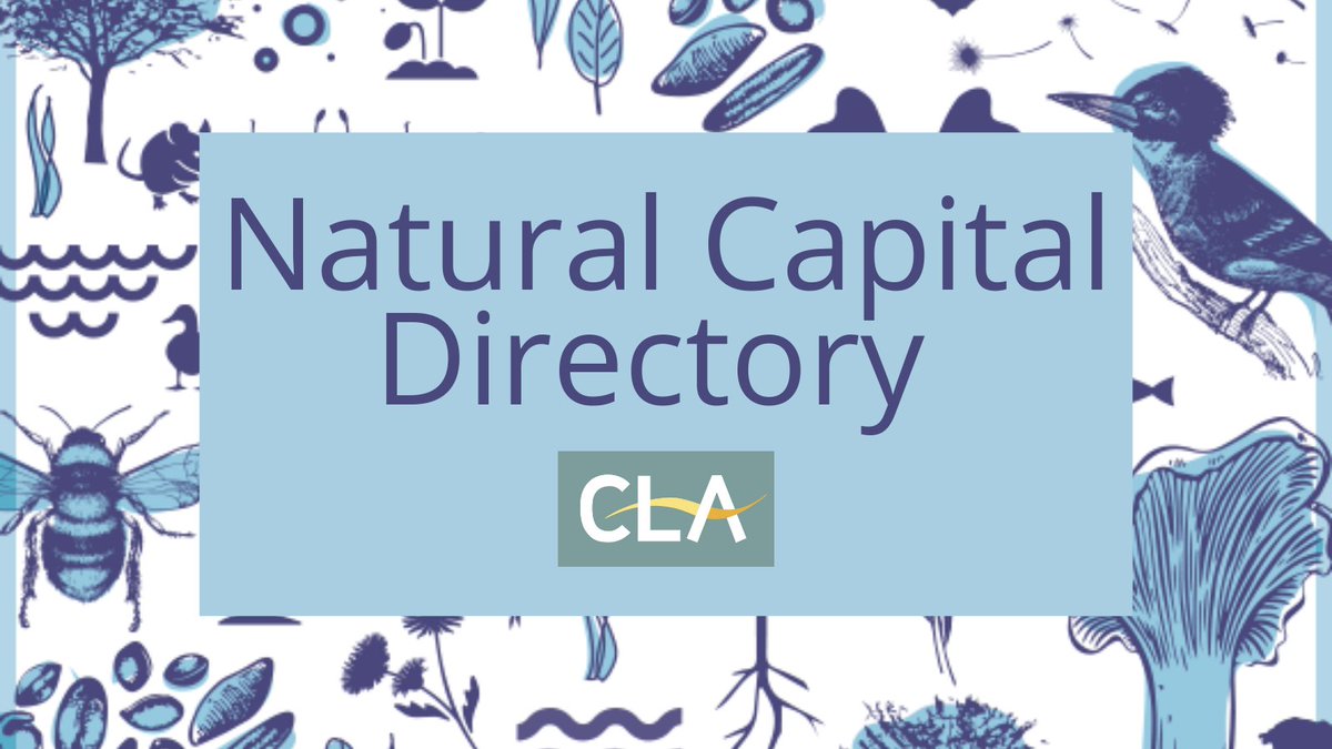 To help members navigate the new 🌍 of natural capital &amp; environmental markets, the CLA has created a Natural Capital Directory

It's a first-of-its-kind resource that details companies &amp; organisations offering a range of natural capital services Read 👇
bit.ly/3nTiNiz
