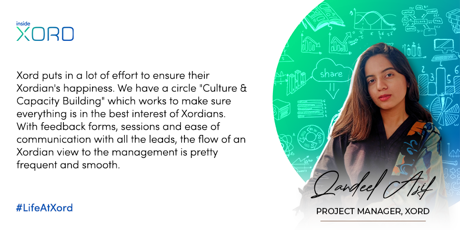 InsideXord's tweet photo. #LifeatXord presents one of Xord's talented Project Managers, @qandeel_asif_. 
Focus, diligence &amp; decisiveness, she has it all! 

#Xord #InsideXord #companyculture #people https://t.co/4DJCpIfyXy