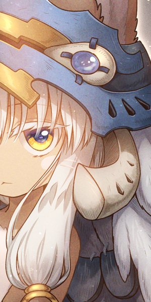 nanachi (made in abyss) 1other solo animal ears furry yellow eyes looking at viewer white hair  illustration images