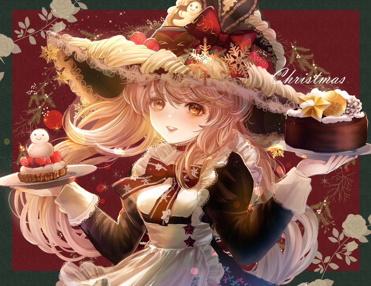 クリスマスケーキ メイド魔女 Wip クリスマスケーキがモチーフのメイド服 こもりひっき 幻想少女絵のイラスト