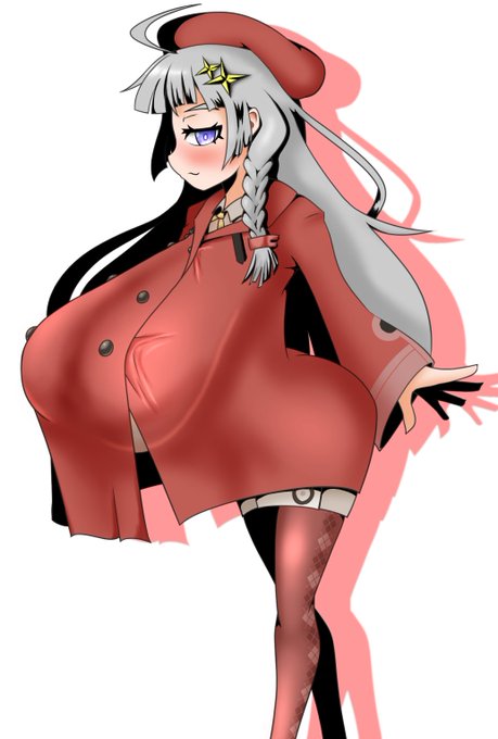 盛った絵を描きたくなったので描きました。紲星あかり蕾ちゃんです。どこが蕾だ。 