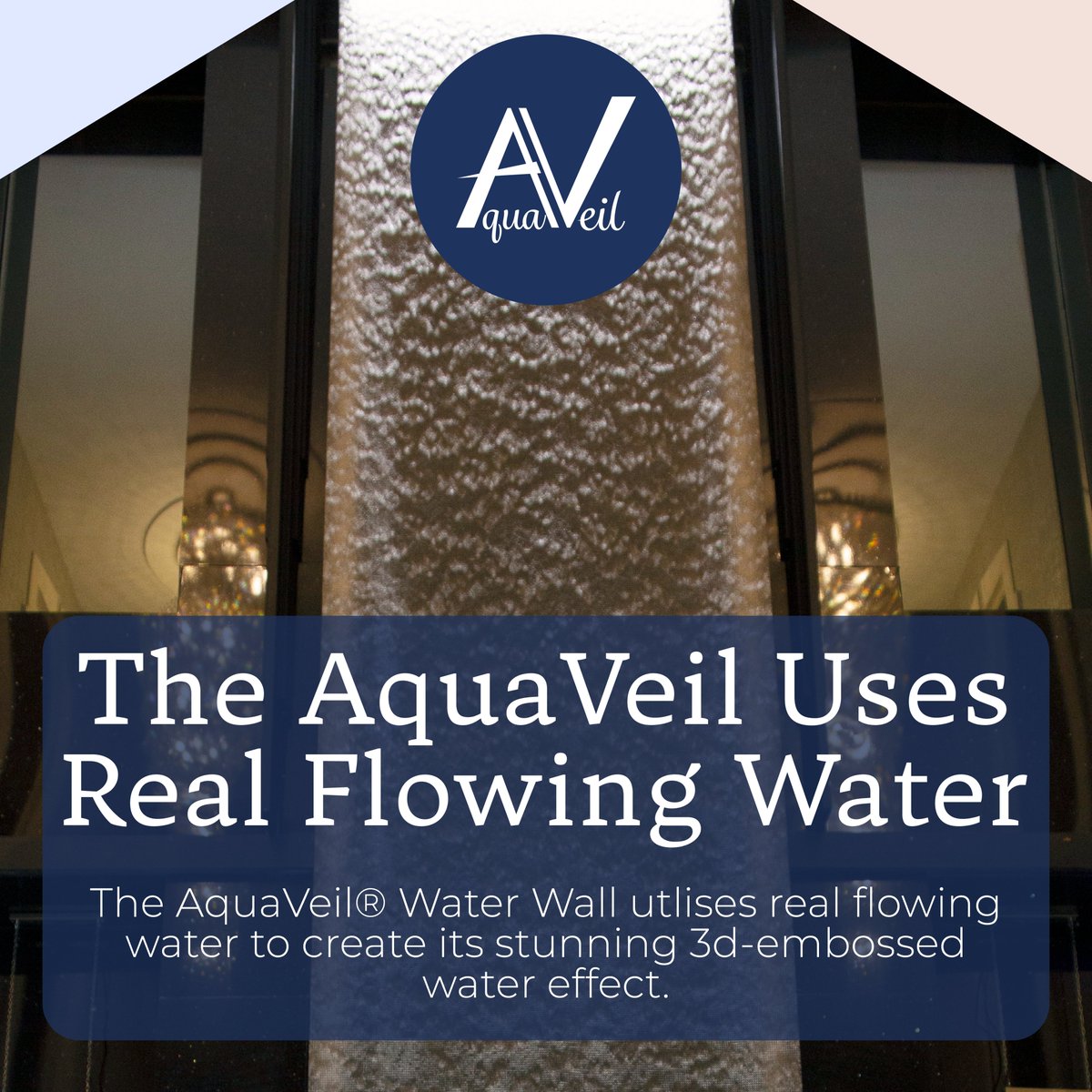 Did you know that the #AquaVeil actually uses real flowing water to create its mesmerising effect?

This, combined with its relaxing calm real waterfall sounds, culminates to expertly enhance any space.

Click here to get started: landingpage.aquaveil.co.uk/lp2/