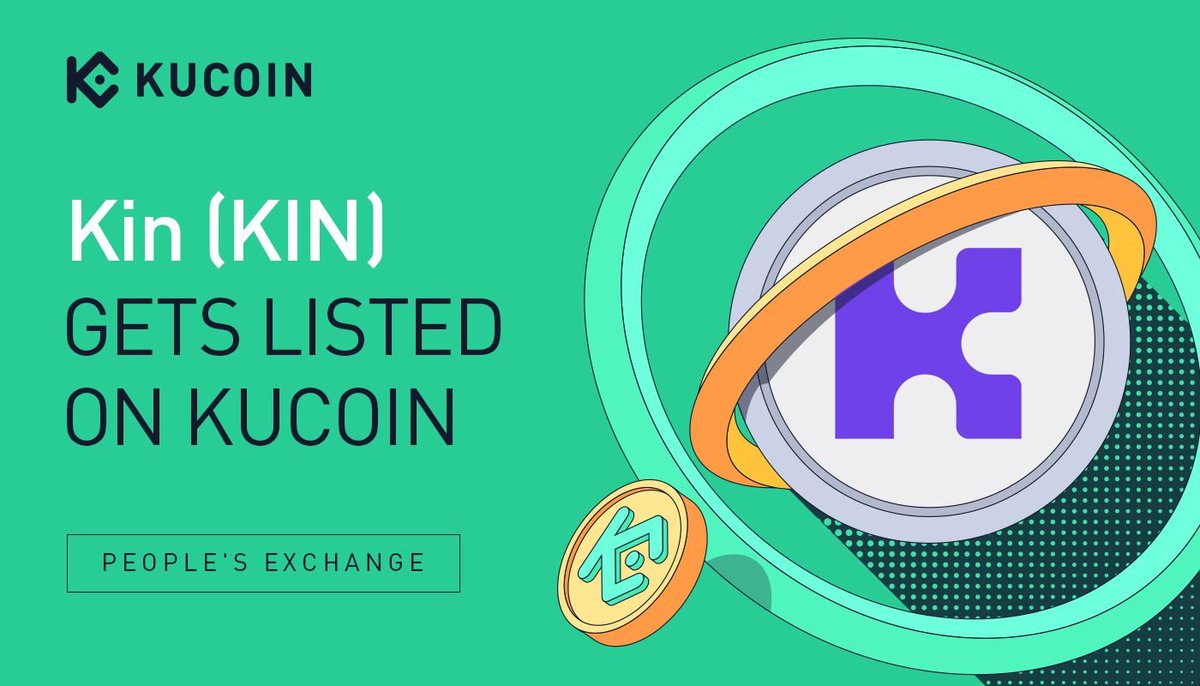 KuCoin (@kucoincom) on Twitter photo 📢 New Listing
Kin $KIN <a href="/Kin_Ecosystem/">Kin Ecosystem</a> gets listed on #KuCoin!
🔹Pairs: KIN/USDT, KIN/BTC.
🔹Deposit: now open (Network: SPL)
🔹Trading: 10:00 am on November 30, 2021 (UTC)
🔹Withdrawal: 10:00 am on December 1, 2021 (UTC)
Details: kucoin.com/news/en-kin-ki…
#Web3 #Metaverse 📢 New Listing
Kin $KIN <a href="/Kin_Ecosystem/">Kin Ecosystem</a> gets listed on #KuCoin!
🔹Pairs: KIN/USDT, KIN/BTC.
🔹Deposit: now open (Network: SPL)
🔹Trading: 10:00 am on November 30, 2021 (UTC)
🔹Withdrawal: 10:00 am on December 1, 2021 (UTC)
Details: kucoin.com/news/en-kin-ki…
#Web3 #Metaverse
