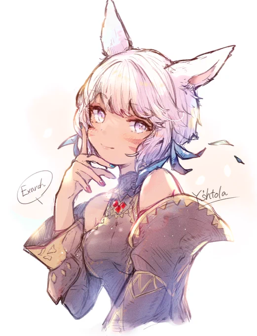 「どうかしら?」

ヤシュトラ×エクサーク💠

#ヤシュトラ #FFXIV #FF14イラスト #FF14art #ミコッテ 