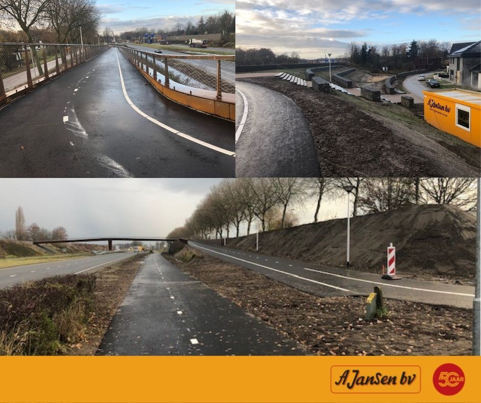 De nieuwe fiets- en voetgangersbrug in Weert is geopend!
Nadat de brug eind oktober op z'n plek werd gehesen door Bersselaar Constructie BV maakte Jansen Infra het terrein gereed voor gebruik. ow.ly/sFNR50GY6kb

#infra #fietsbrug #weert