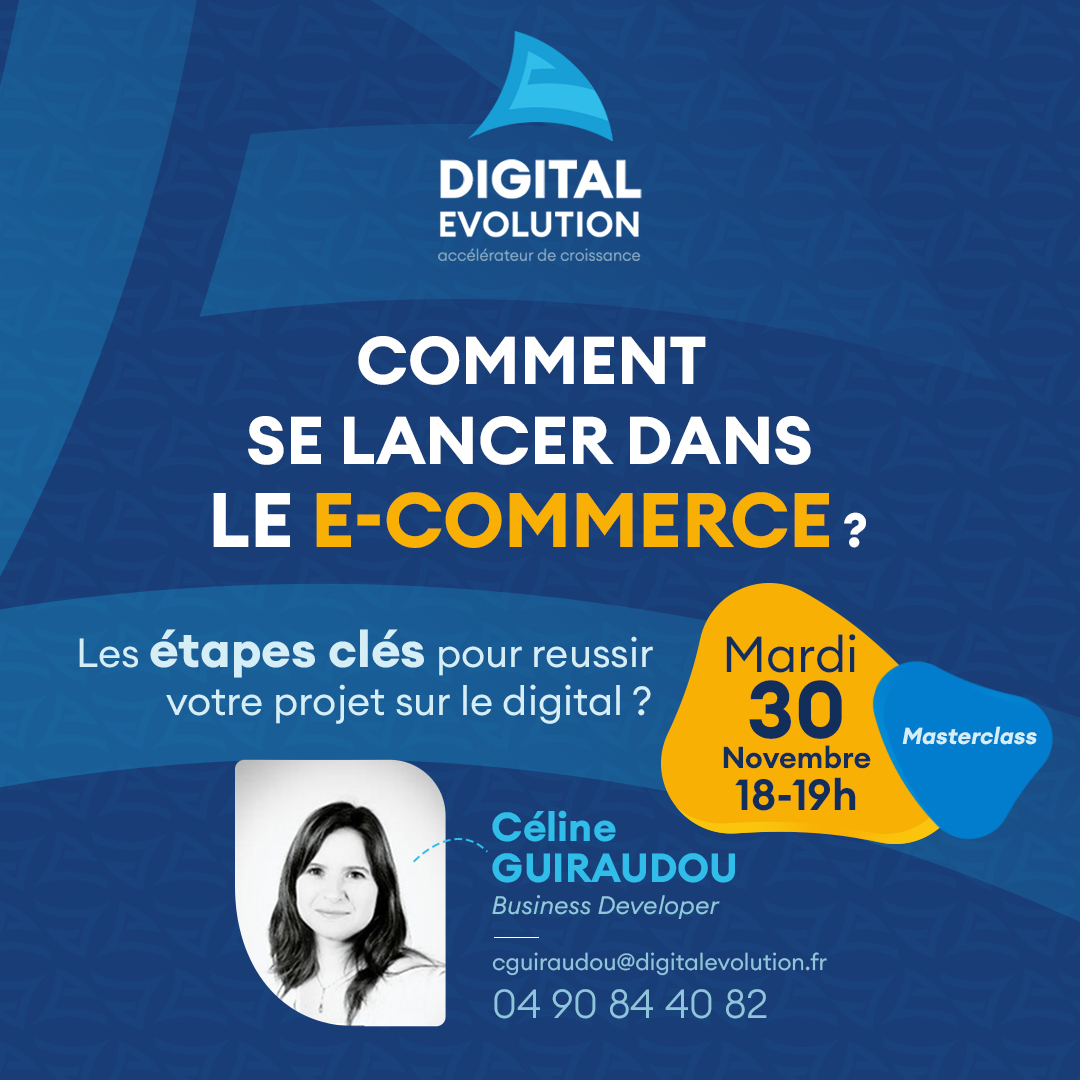 DigitalEvo3's tweet photo. La Masterclass animée par Céline 𝗰'𝗲𝘀𝘁 𝗱𝗲𝗺𝗮𝗶𝗻, pensez à vous inscrire ! 🙂 
🚀 Elle vous donnera tous les outils et les bonnes actions à mener pour augmenter votre business grâce au digital et à l'innovation.
📝 S'inscrire : https://t.co/6Lz7WCIDjO https://t.co/vMlTzs2djU