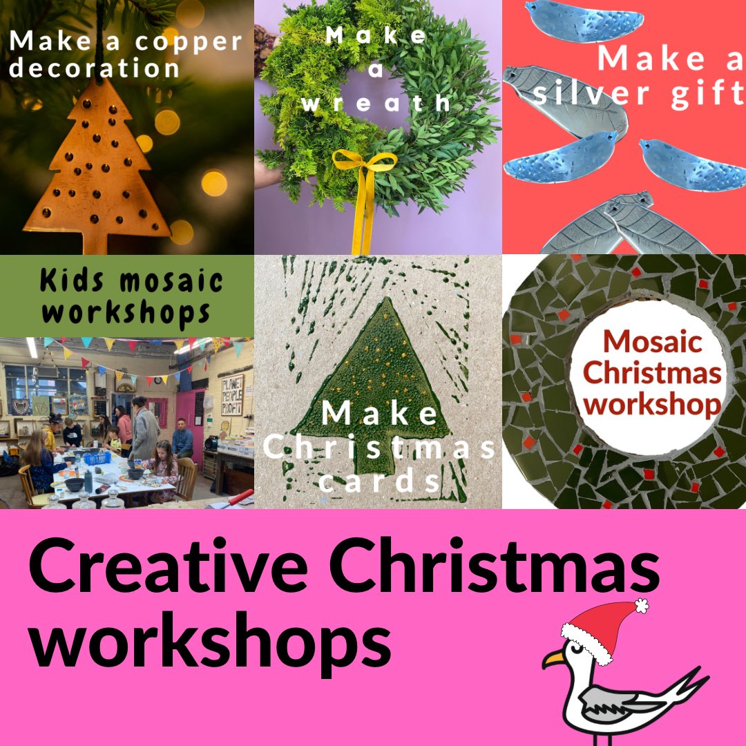 SeagullsPaint's tweet image. Fancy getting creative before Xmas and making a festive decoration for yourself or a present for a friend? Head to our Eventbrite for listings, info and tickets
eventbrite.co.uk/o/seagulls-131…
#festiveworkshops #wreathmaking #personalgifts #Leeds