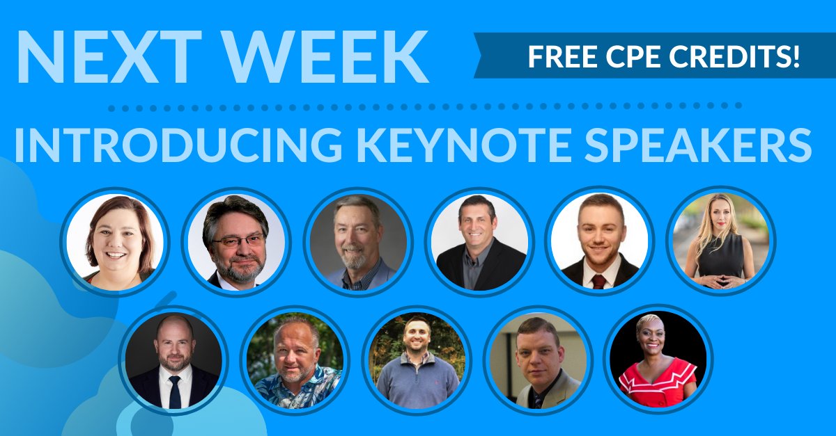 WE'RE JUST 8 DAYS AWAY FROM #ACCSHOW! 🎉

Our final keynote line-up has been released and we're so excited to welcome:

You can view all speakers and register for your free pass here: bit.ly/3FWHtx4

#accounting #finance #tax