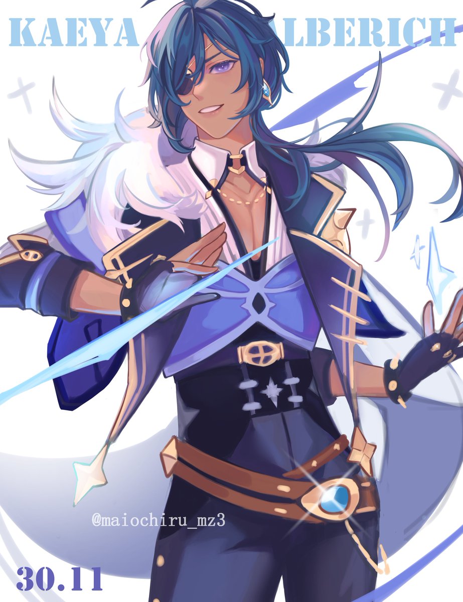 linaluali's tweet photo. "Don't get frostbite"❄️💙
HAPPY BIRTHDAY, CAPTAIN KAEYA!! My first ever main 🥳🎉
#GenshinImpact  #原神 #Kaeya #ガイア #ガイア生誕祭2021 https://t.co/qlLudgLxbG