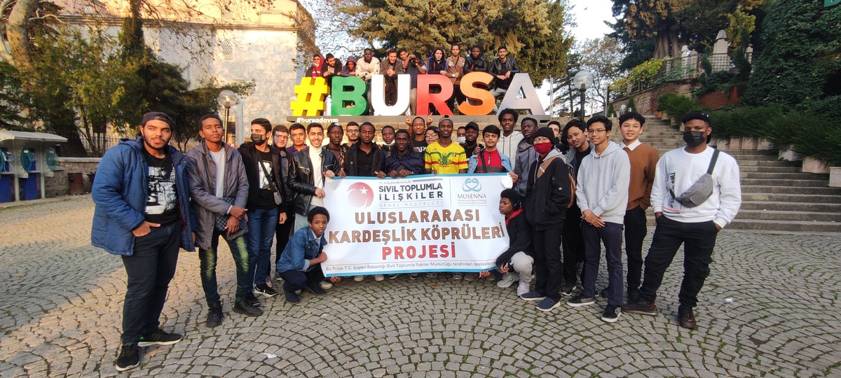 musennader's tweet photo. T. C. İçişleri Bakanlığı Sivil Toplumla İlişkiler Genel Müdürlüğü tarafından desteklenen“Uluslararası Kardeşlik Köprüleri Projesi" kapsamında Bursa Şehir Gezisini gerçekleştirdik. https://t.co/mIWl1ry9fR