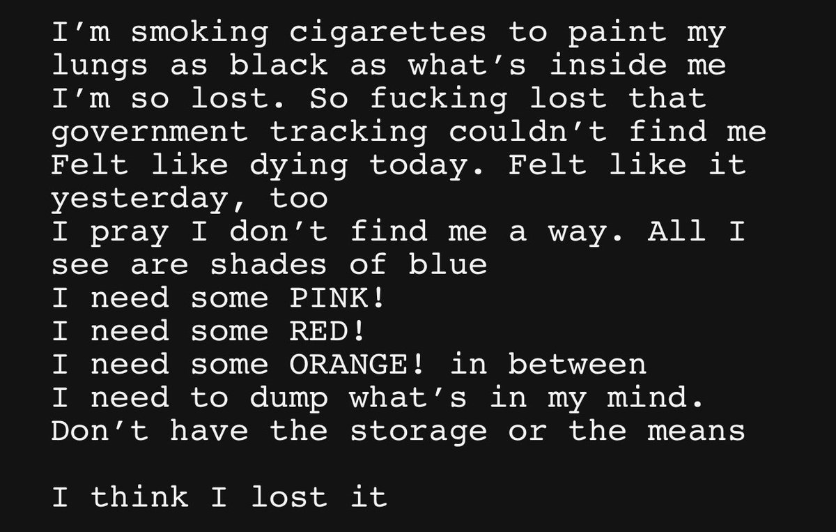 Lyrics - Cigarettes.