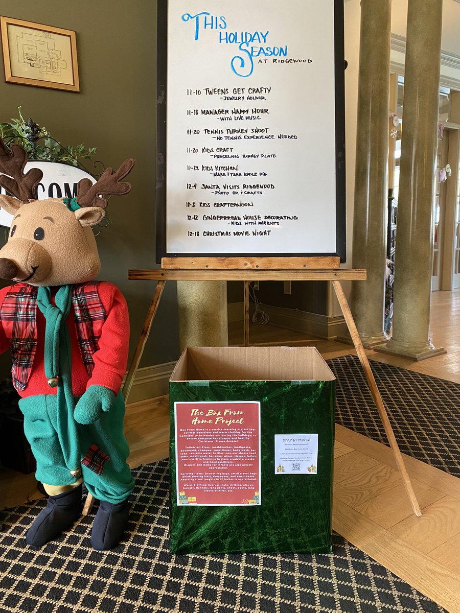 BoxFromHome1's tweet image. One box up and running, more locations to come! Huge thank you to Ridgewood Swim and Tennis and members. Can’t wait to see those donations come rolling in.