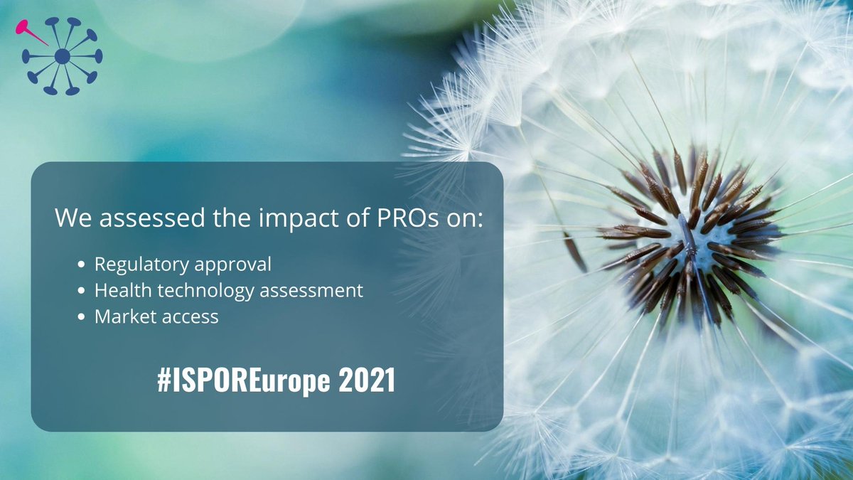 SymmetronHEOR's tweet photo. 🚨NEW STUDY🚨 How can patient-reported outcomes impact regulatory approval and reimbursement for new drugs? More in our poster for #ISPOREurope 2021: https://t.co/6mP1nrkQGh
#drugregulation #pharmaceuticals #newframework #healtheconomics #healthoutcomes #reimbursement #appraisal https://t.co/nZ0u8wADG6