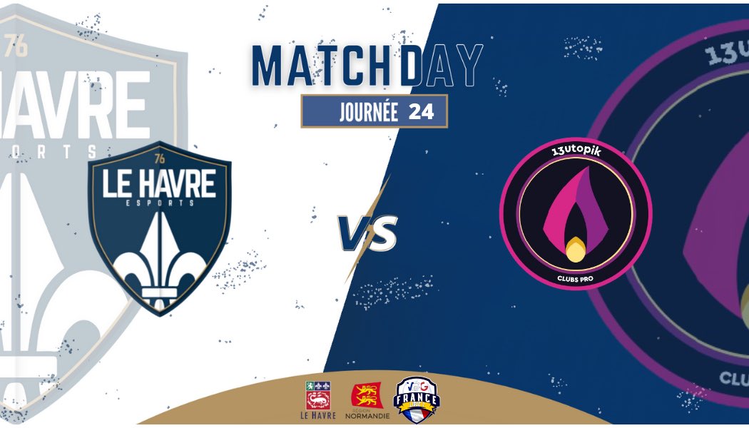AbyssalxLeHavre's tweet photo. [Jour de match] 

📍: @VPGFrance_ 
🏆: ligue 1
⏱: 21H20 / 21H40 / 22H00
⚽️ : @CRACKITOS_ESPT / @XciVesport/ @XIBellator_fr 
🎥 : https://t.co/GdVehc9IPw https://t.co/STILj6DACu
