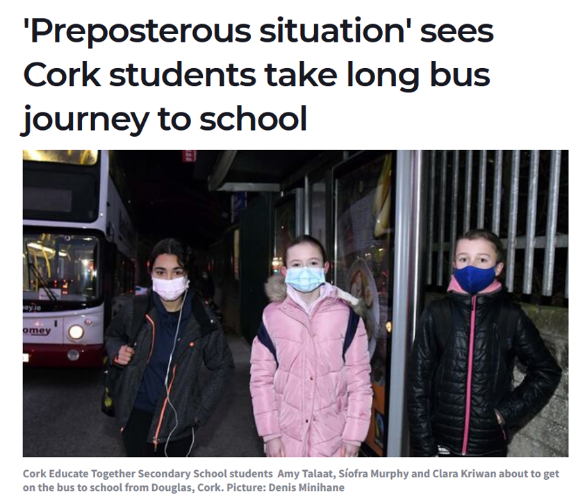 CorkETSS's tweet image. Thanks a lot to the students, parents, teachers and staff involved in this article. A big well done to the students who spoke out and explained clearly how the lack of a permanent building impacts on their learning.  irishexaminer.com/news/arid-4075…