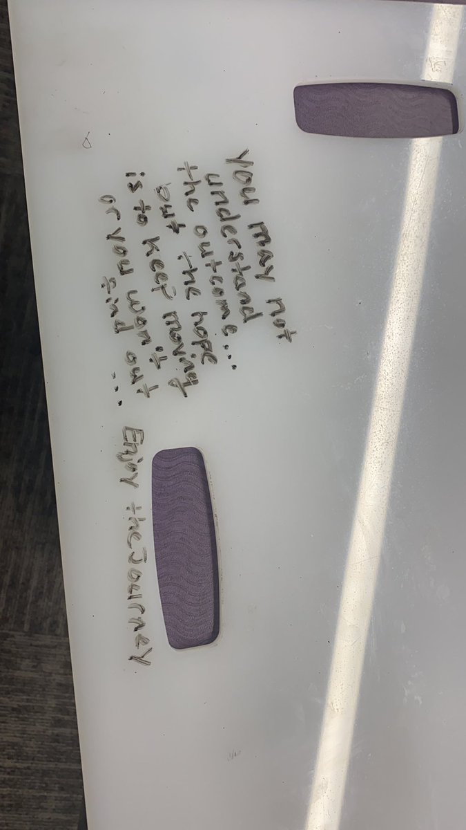Ms_Legleiter's tweet photo. A Monday morning reminder left by someone today. 🤍 https://t.co/bTQTVqSSzl