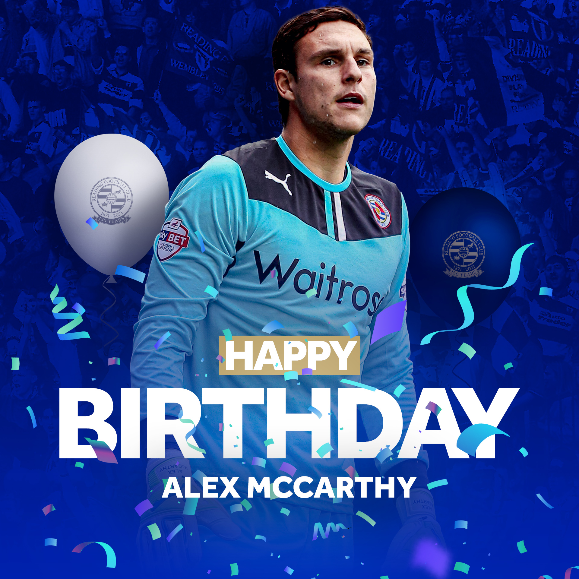  Happy Birthday to former-Royals keeper and graduate, Alex McCarthy! 