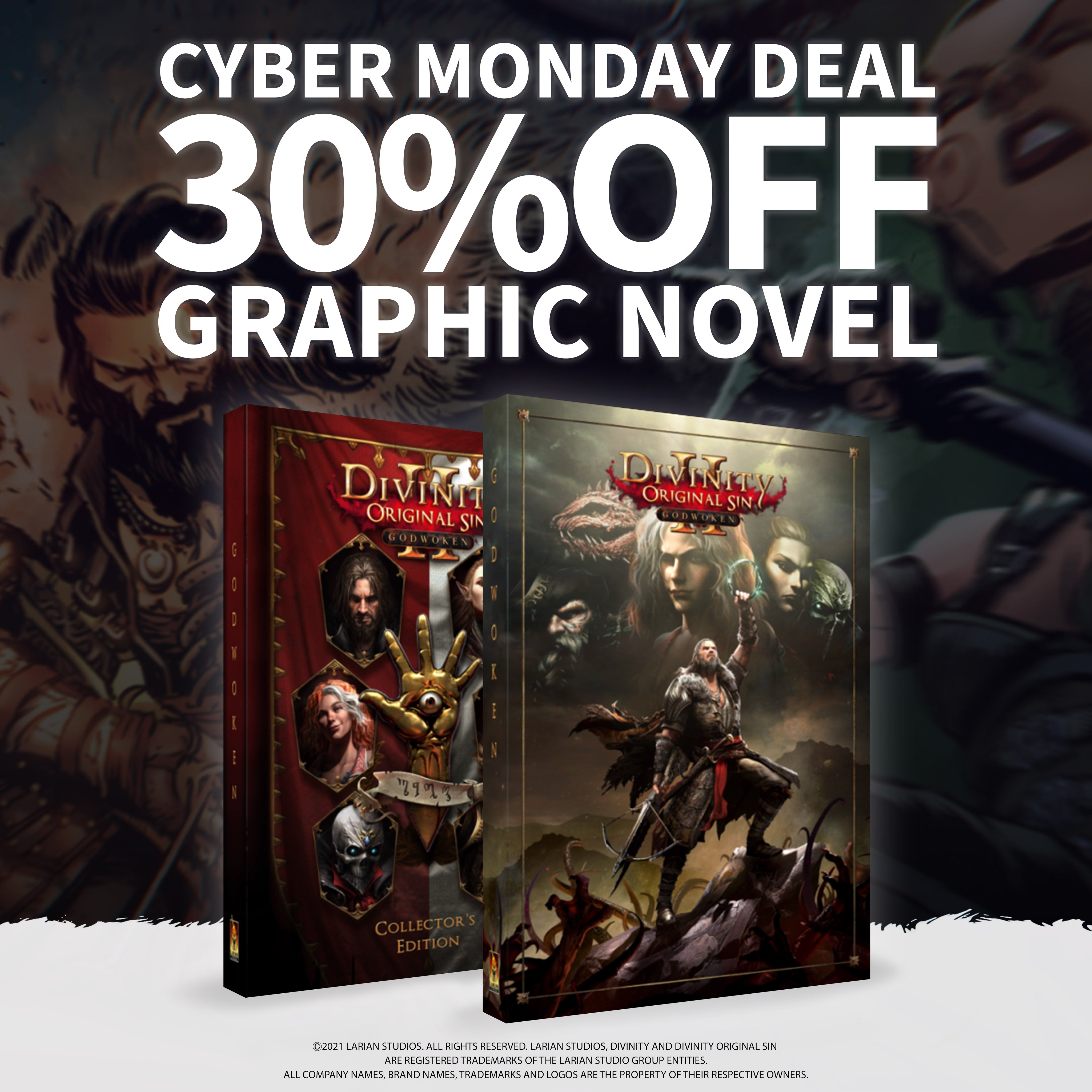 Divinity: Original Sin 2 アートブック Larian Larian Merch Store- Godwoken - Graphic Novel
