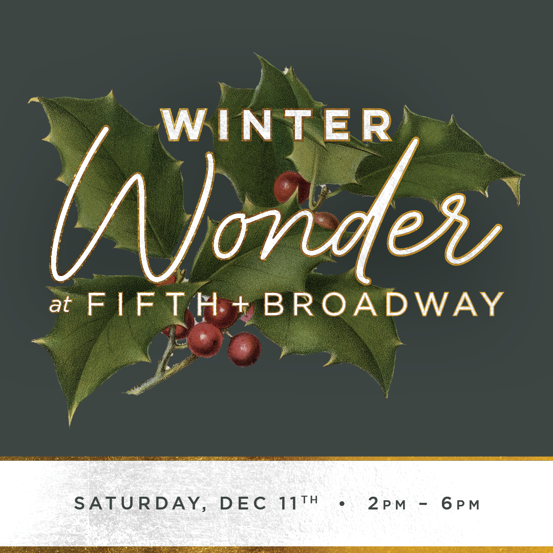 Have winter wonder(ful) time at <a href="/FifthandB/">fifthandb</a> for a festive shop and stroll featuring live musical performances, holiday treats, custom stocking embroidery, ornament painting and gingerbread man decorating for the kids, and more! fifthandb.com/event/winter-w…